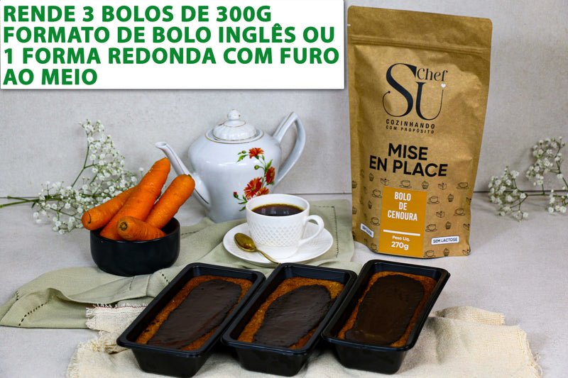Bolo de Cenoura - Mise en Place