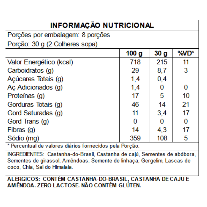 Granola Salgada - Low Carb